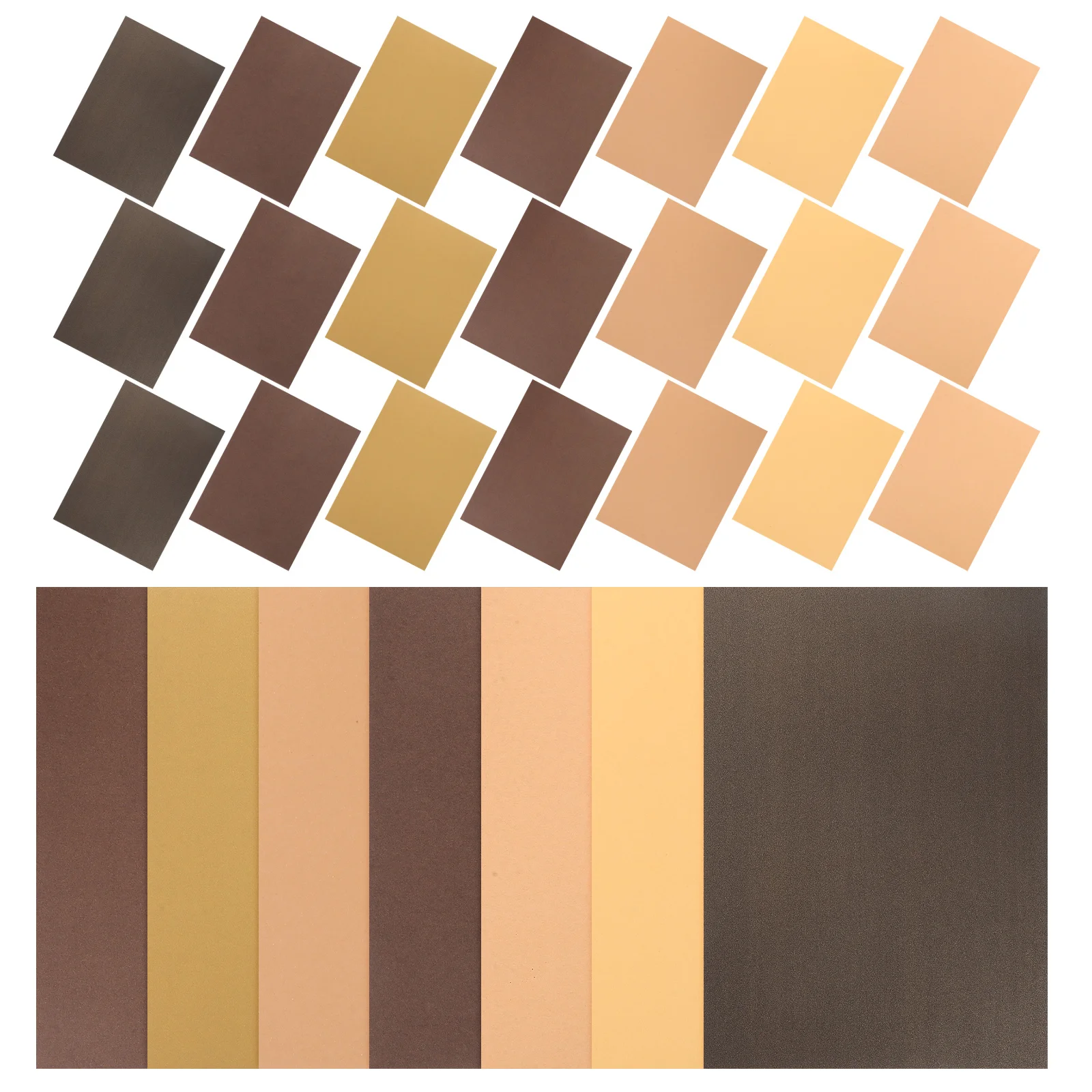 

35 Pcs Children's Handmade Paper Blank Bright Color Cardboard Cardstock Colored