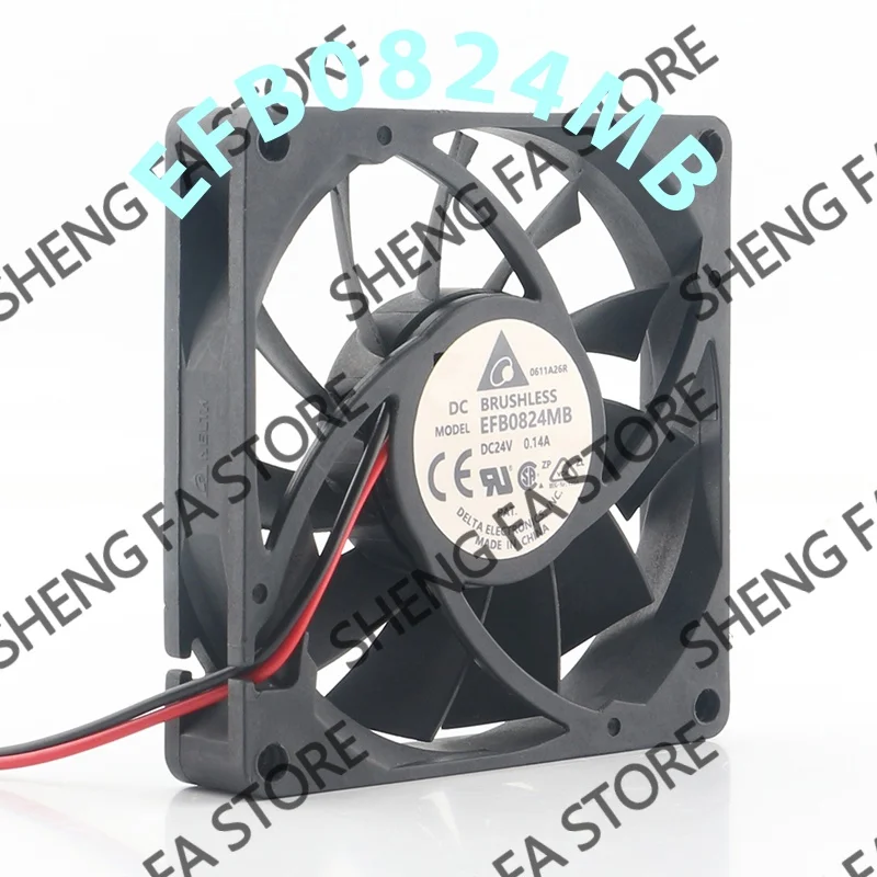 cooling fan EFB0824MB Delta 12V 48V DC 24V 0.14A AC EC 8015 80X80X15MM 8CM inverter Industrial quiet large air volume axial flow