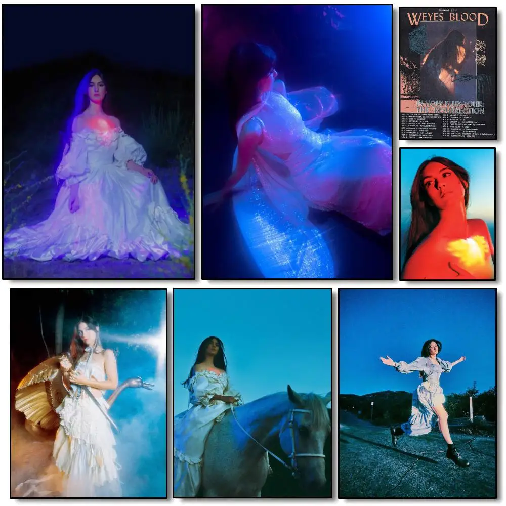 Baroque Pop W-Weyes Blood Poster Modern Aesthetic Wall Art | Stylish Bedroom Home Decor & Unique Gift Ideas