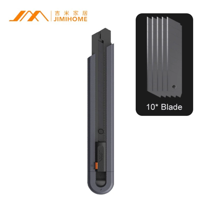 Jimihome 0.79inch Stretch Utility Knife Paper Cutters Carbon Steel Blades Pocket Knife with Safety Lock Pocket Tools