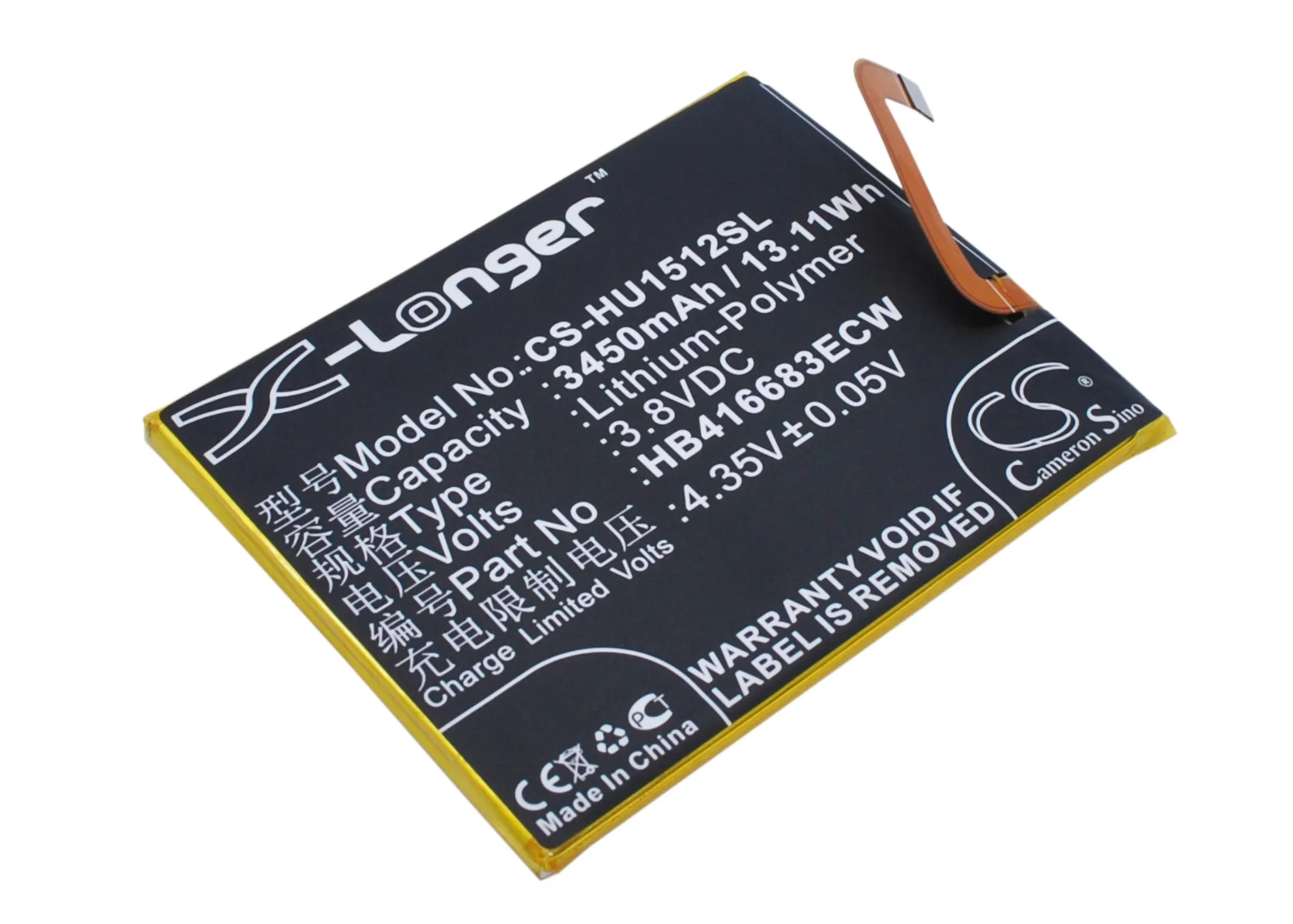 CS Cameron Sino Kerui Nueva batería de repuesto de 3450 mAh para Nexus 6P, Nexus 6P A1, Nexus 6P A2