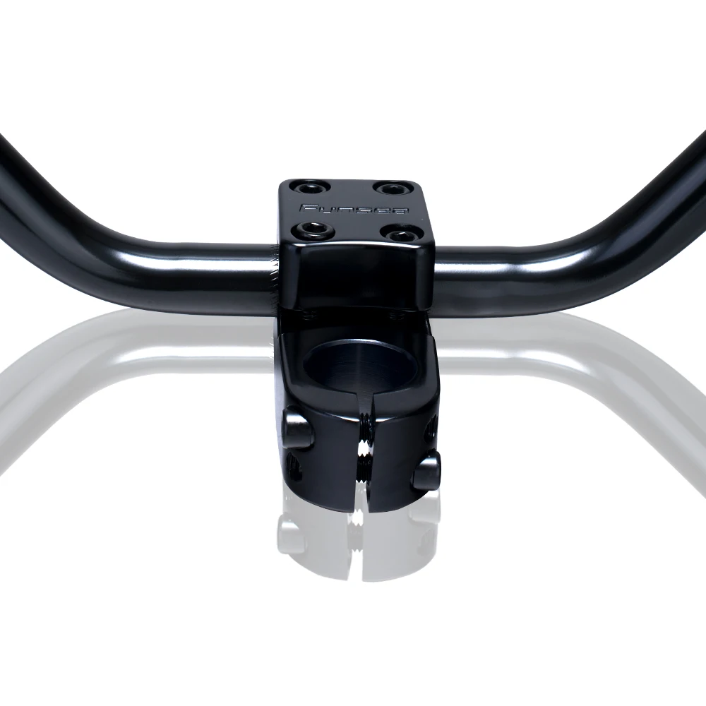 Funsea Stem BMX Wheelie Stunt Bike  Accessories Alloy 22.2mm Radius 55mm BMX Parts Anodizing Color Black Cycling Engrave Logo