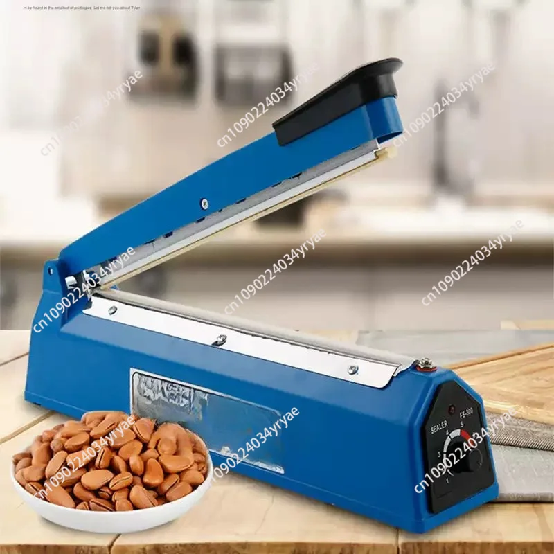 Manual Impulse Food Bag Packaging Sealing Machine EU Plug 12 Inch Hand Pressure Heat Sealer