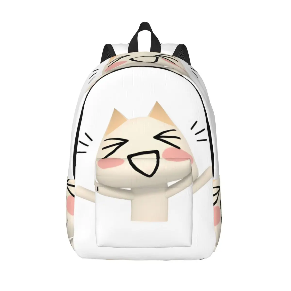 Toro Inoue Cat Backpack Middle High College School Student Cute Cartoon Book Bags Men Women Daypack Hiking