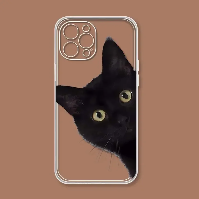 Cartoon Cute Cat Case for Samusng Galaxy S25 Ultra 5G S24 S22 S23 Plus Ultra S20 S21 FE A16 A54 A55 A35 A34 A53 A14 A32 Cover