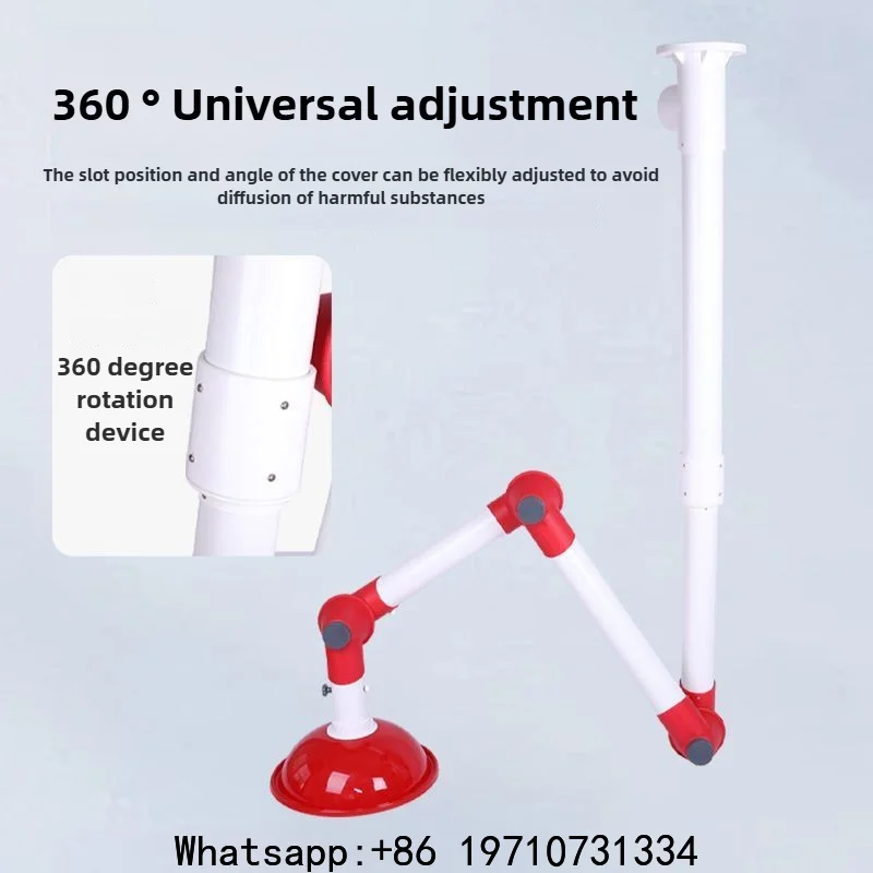 Laboratory Universal Suction Hood Professional  Hood Arm Positioning Smoking Ventilation Exhaust Tube Gas-Collecting Hood