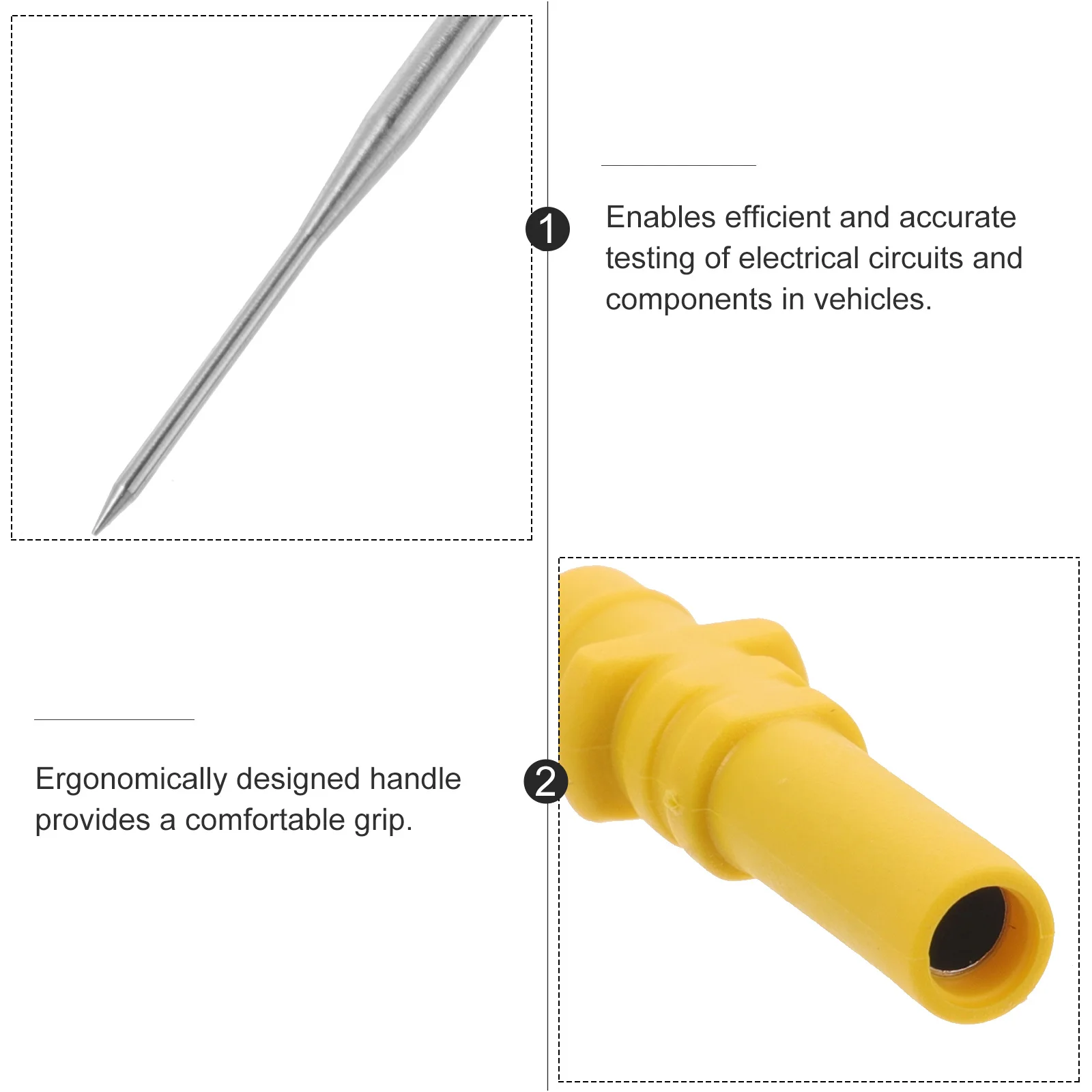 

1 Set Automotive Diagnostic Repair Tools Non-Destructive Piercing Kit Multimeter Test Probe Replacement Tips Car Circuit Testing