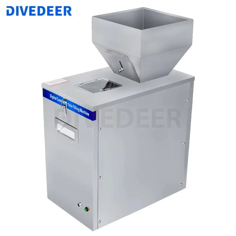 DIVEDEER Commercial Automatic Powder Dispenser Flavors Coffee Powder Goji Berry Dispenser Rapid Quantitative Weighing Machine