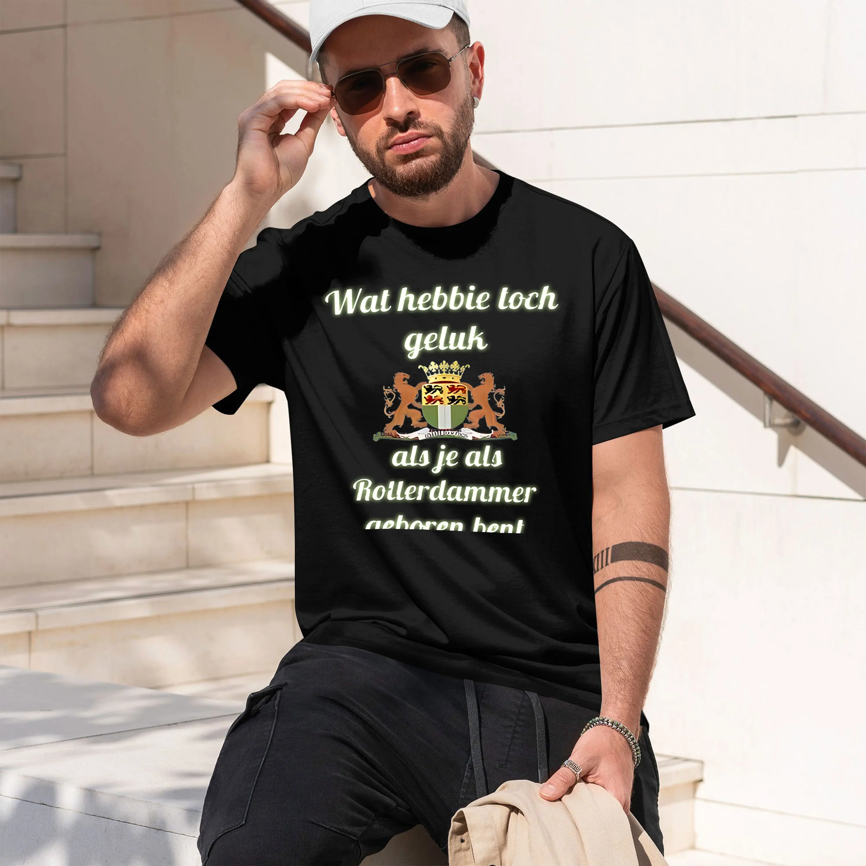 Rotterdam 2026 New Model Men’s Short-sleeve crewneck T-Shirt Classic Casual Multiple Colors and Sizes for Daily Wear All-Day Com