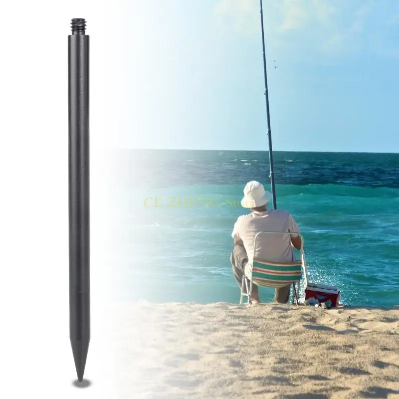 캠핑 및 낚시 조명을위한 1/4 인치 커넥터 내구성 탄소 섬유 튜브 확장로드 E56B 알루미늄 삼각대 발