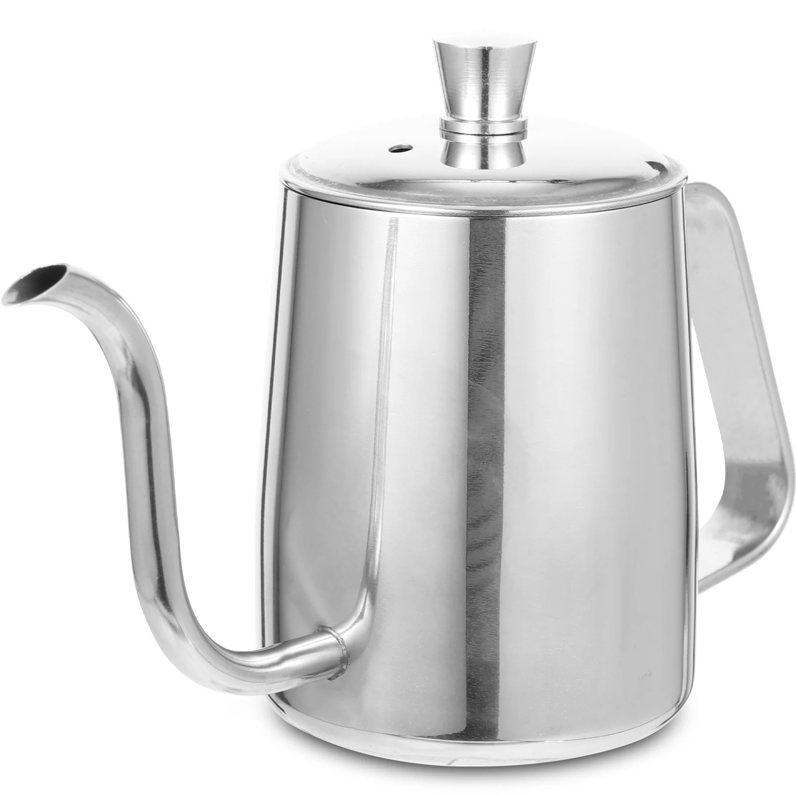 

Stainless Steel Coffee Pot Thickened Kitchen Water Kettle Household Stovetop Tea Accessory Ergonomic Handle Narrow Mouth