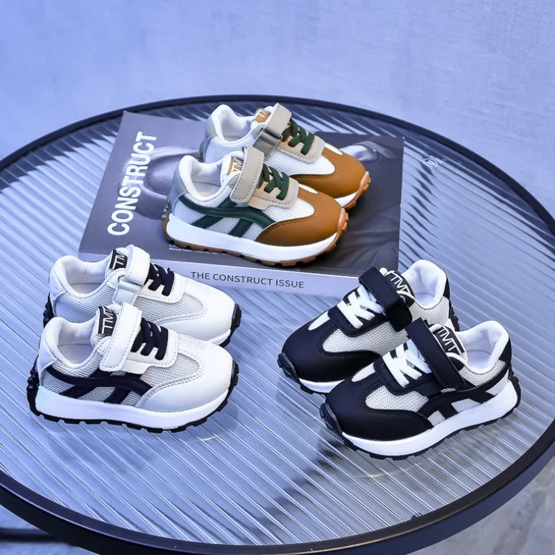 Children Sports Shoes Infant Soft-soled Toddler Shoes 2024 Spring Girls Baby Breathable Net Sneakers Fashion Kids Shoes for Boys