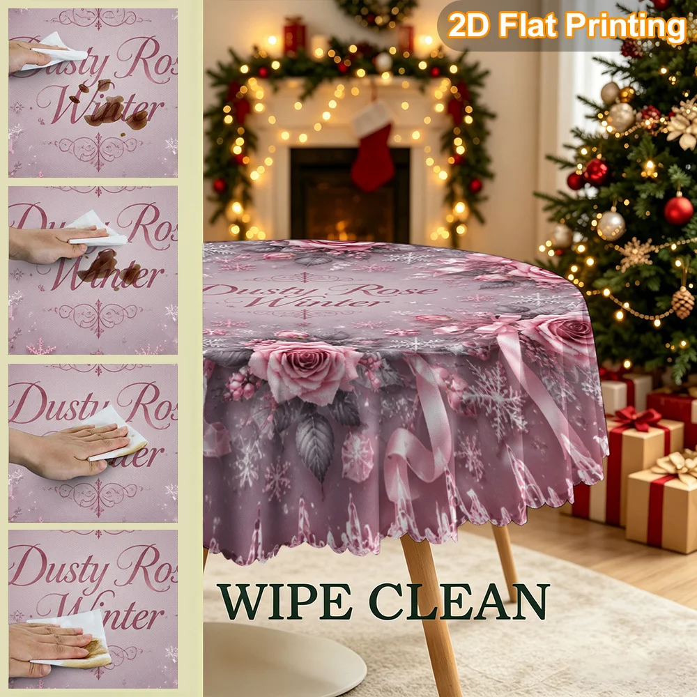 Tablecloth Christmas gift 2D flat model, one piece