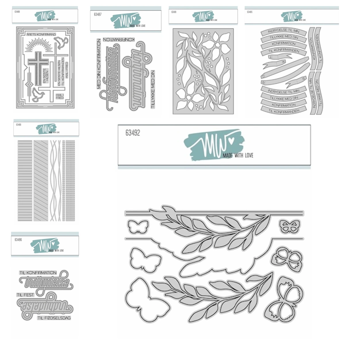 

New Arrival Tillykke Banners Metal Cutting Dies Cut Die Mold Craft Decoration Embossing Template DIY Handmade Knife