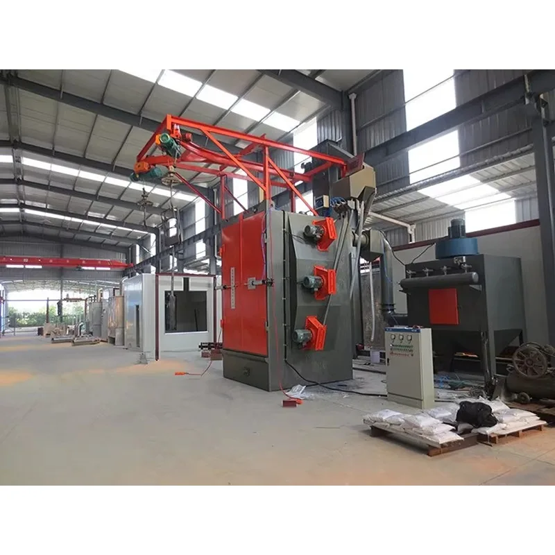 Compact Design Portable Shot Blasting Machine Heavy Duty Hook Type Shot Blasting Machine for On-Site Operations