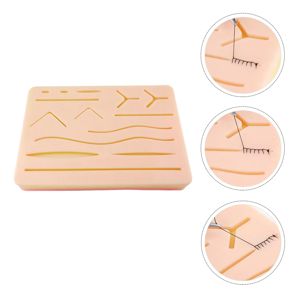 Suite Skin Suture Module Food Grade Silicone Suturing Material Artificial Body for Student