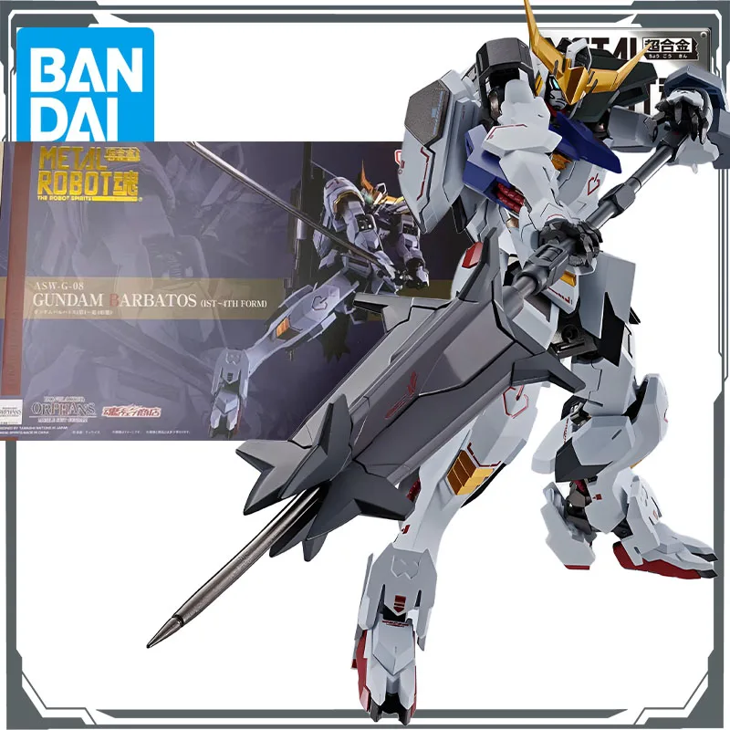 

Bandai Original Mobile Gundam METAL ROBOT ASW - G - 08 GUNDAM BARBATOS Anime Action Figures Toys for Boys Gift Model Ornaments