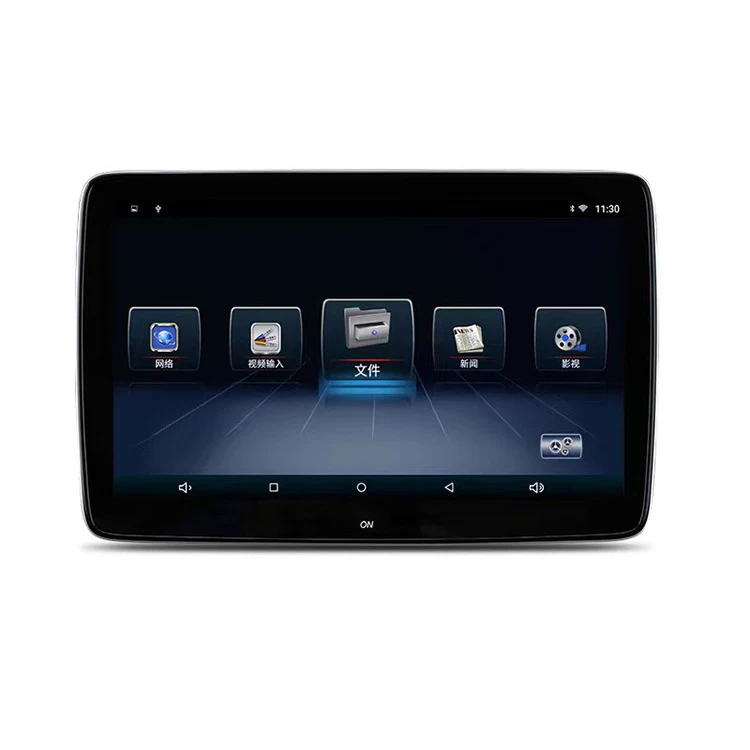 Smart Android 10 Hoofdsteun Monitor Digitale TV-eenheid Auto Achterbank Entertainment 2g Ram 16g Rom Hoofdsteun Auto Monitor
