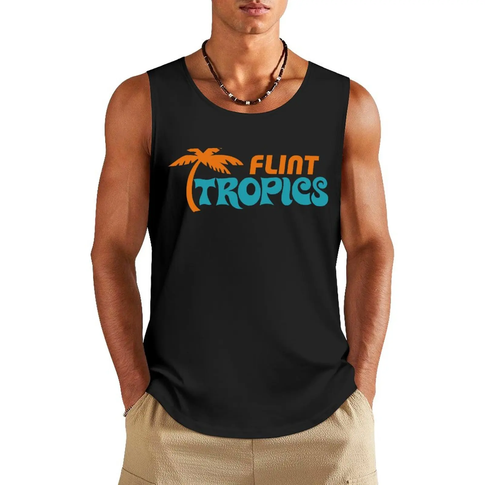 Flint Tropics (Semi-Pro) Jersey Tank Top anime gym Top sports t-shirts for men summer clothes men 2024