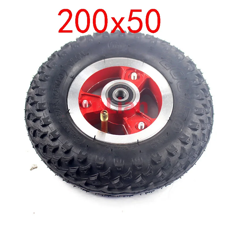 200x50 Zamiennik tylnego koła do Kugoo S1 S2 S3 C3 MINI Elektryczna piasta rowerowa i opony do pompowania Akcesoria części zamienne