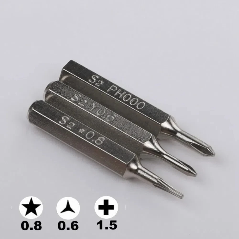 Screwdriver Bits Set Torx T1/2/3/4/5/6/7/8/9/10 Mobile Repair Plum Blossoms Repairing Head S2 H4×28mm