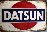 Datsun Vintage Novelty Metal Sign  Wall Art