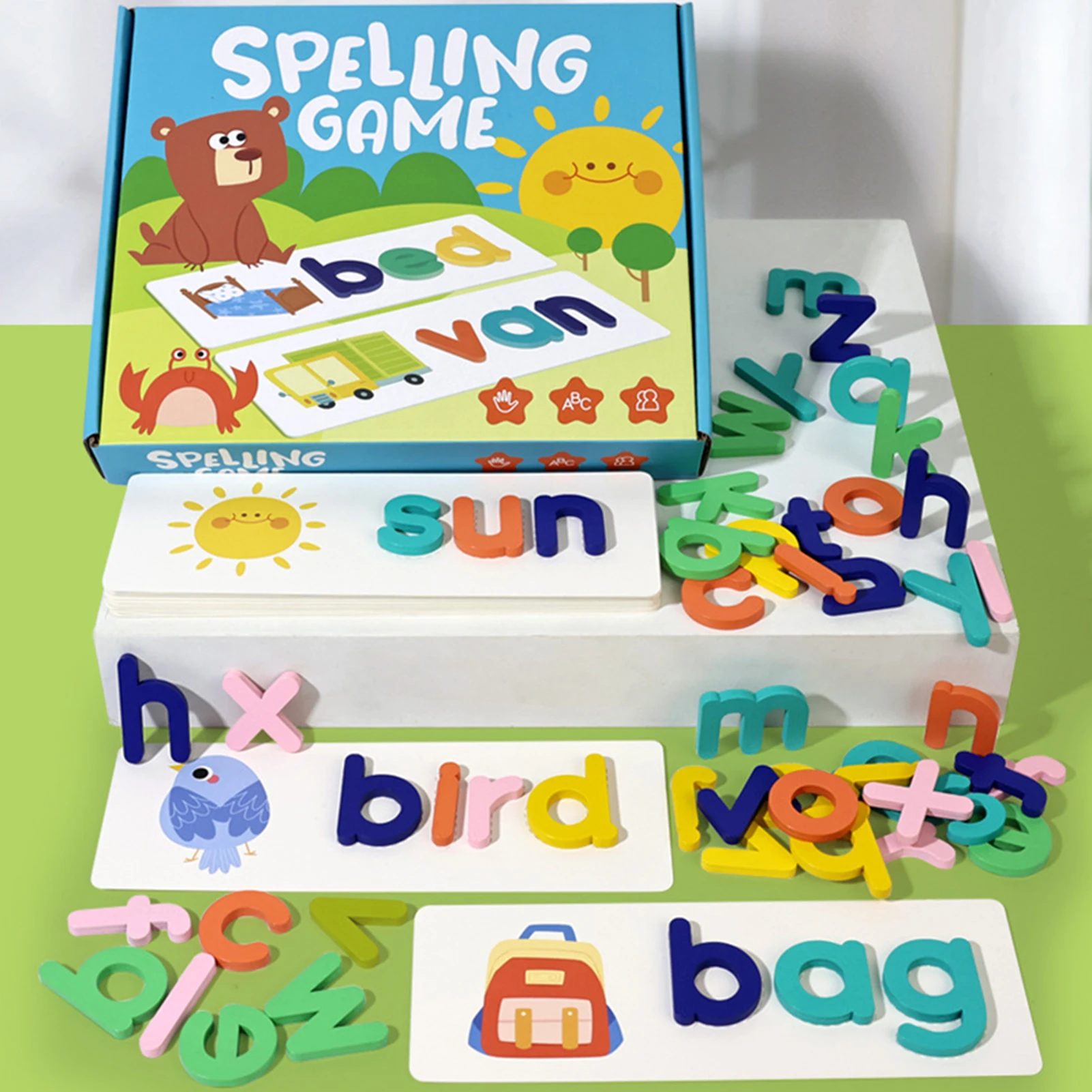 Montessori Alfabe Yazım Kelime - Board Game English For Kids incelemesi ve fiyatı