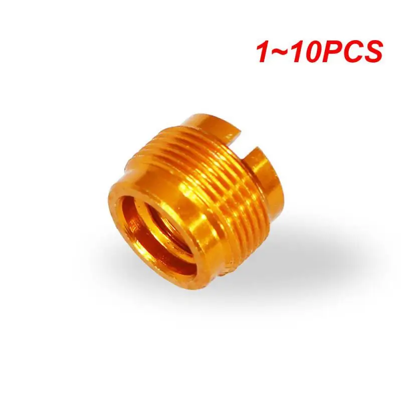 1~10PCS Camping Stove Propane Tank Adapter Solid Brass Regulator Valve Safety POL Tank Convert Gas Stove Tank Adapter