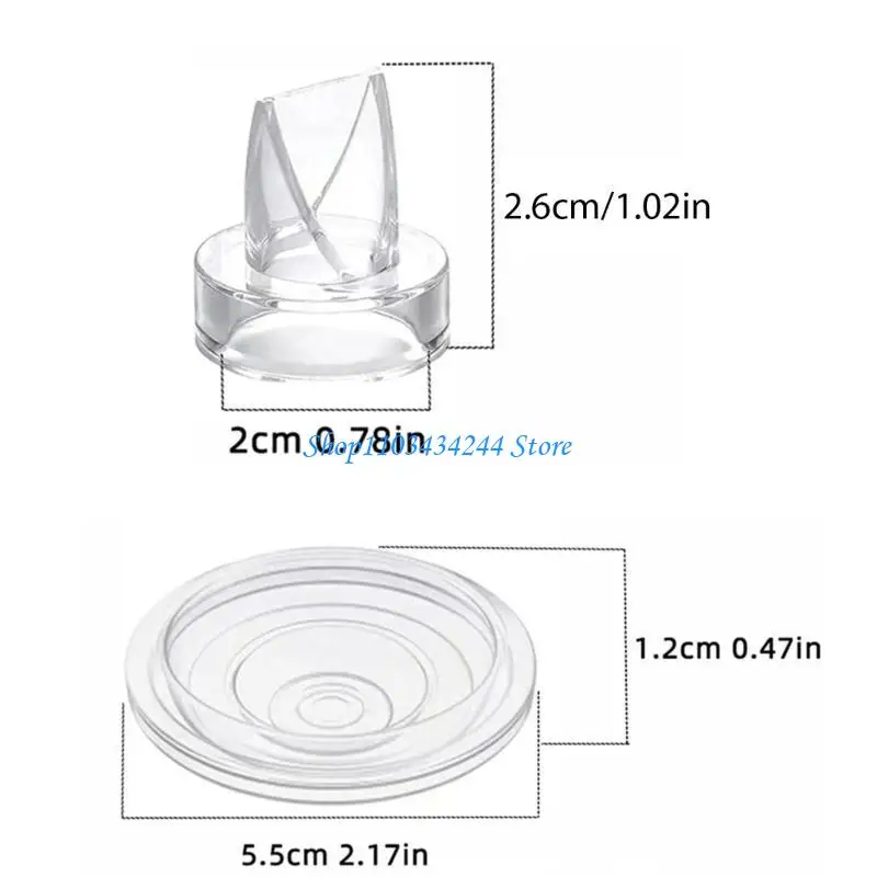 Milchpumpen-Silikonmembran-Set Ersatz-Entenmündungsmembranen aus Silikon