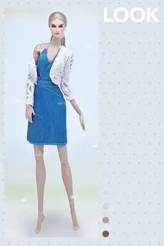 Modekläder Collector's Edition-fodral till Barbie, bröllopsklänning, dockkläder, prinsessa, söt, födelsedag, barnens dag, present, flicka 12 best sales Barbie brudklänning - №12