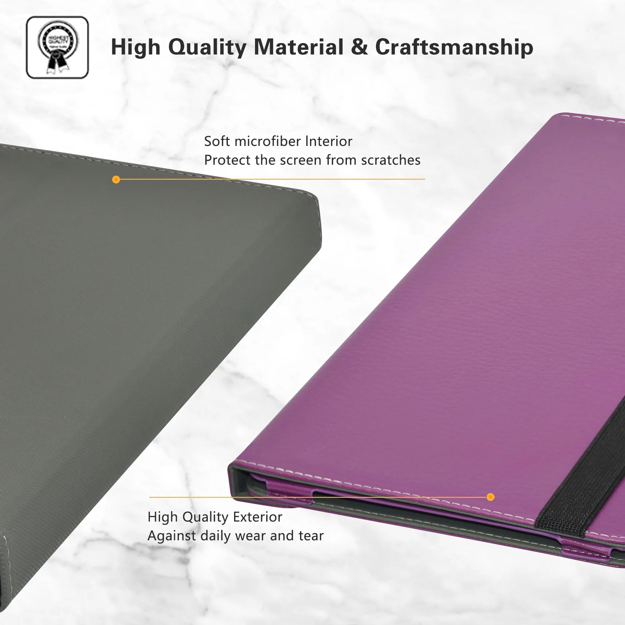 360 Degree Rotary Rotating PU Leather Cover For 13\
