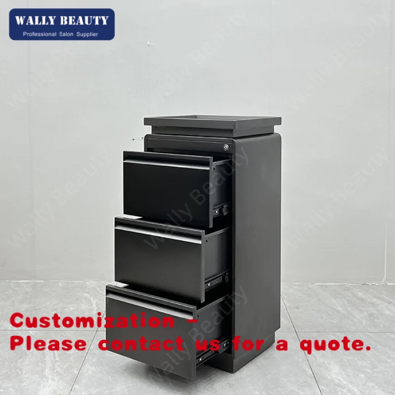 

Customize.Stainless Steel Salon Trolley Hairdresser and Barber Shop Hair Extension Trolley with Holder