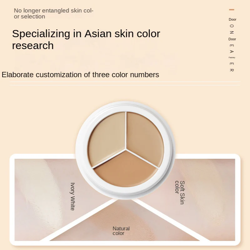 3 Colors Concealer Palette Makeup Face Eye Contour Face Spot Concealer Dark Circle Correcting Face Makeup Skin Care TFIT