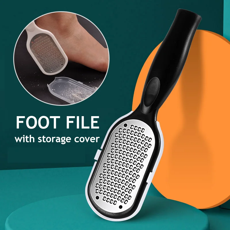 Râpe à pied, râpe à talon, dissolvant de callosités de peau dure et morte, grattoir professionnel, outils de pédicure pour produits de soins des pieds