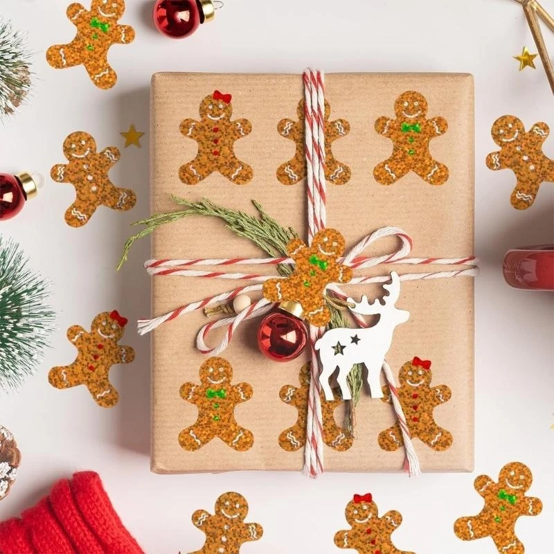 Dxab 500pieces Sparkling Sealing Sticker для скрапбукинга