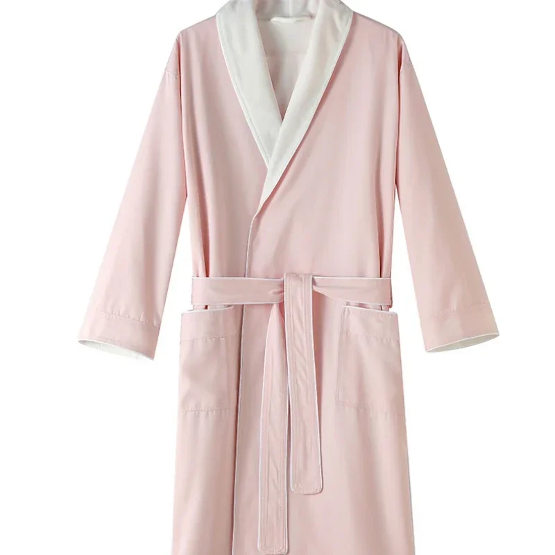 Five-star hotel bathrobe double-layer composite thickened hot spring yukata homestay pajama hotel bathrobe manufacturer logo