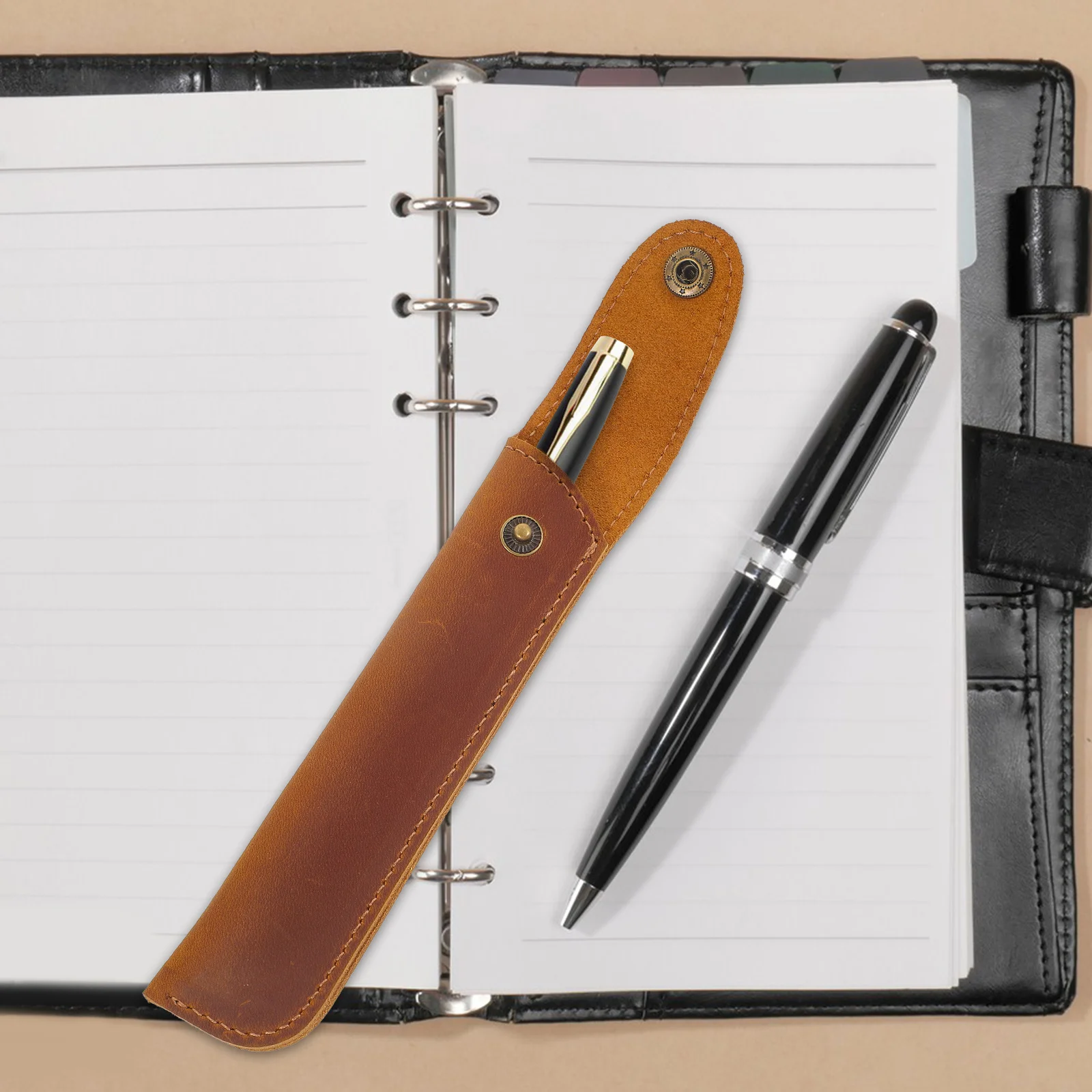 Pochette compacte et Portable pour stylo à bille, pochette de rangement pour stylo plume, support de sac cadeau, étui organisateur