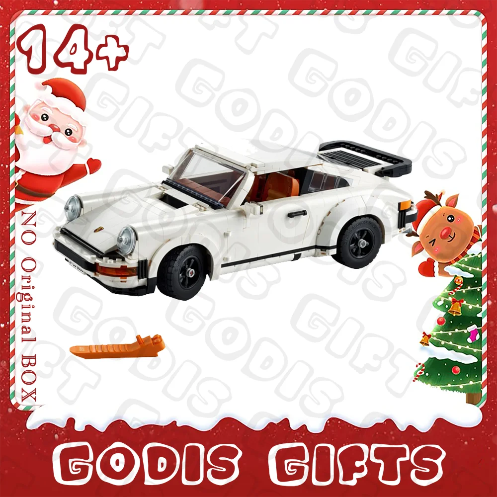 

2025 популярные технические ретро автомобильные строительные блоки 1458 шт. 2 в 1 гоночный классический комплект модели 10295 для детей, подарки на Рождество и день рождения