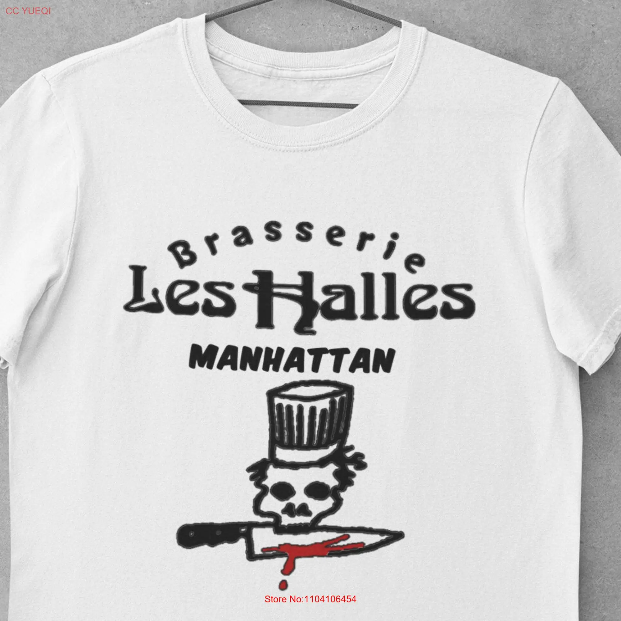 Brasserie Les Halles T Shirt Anthony Bourdain Kitchen Confidential long or short sleeves