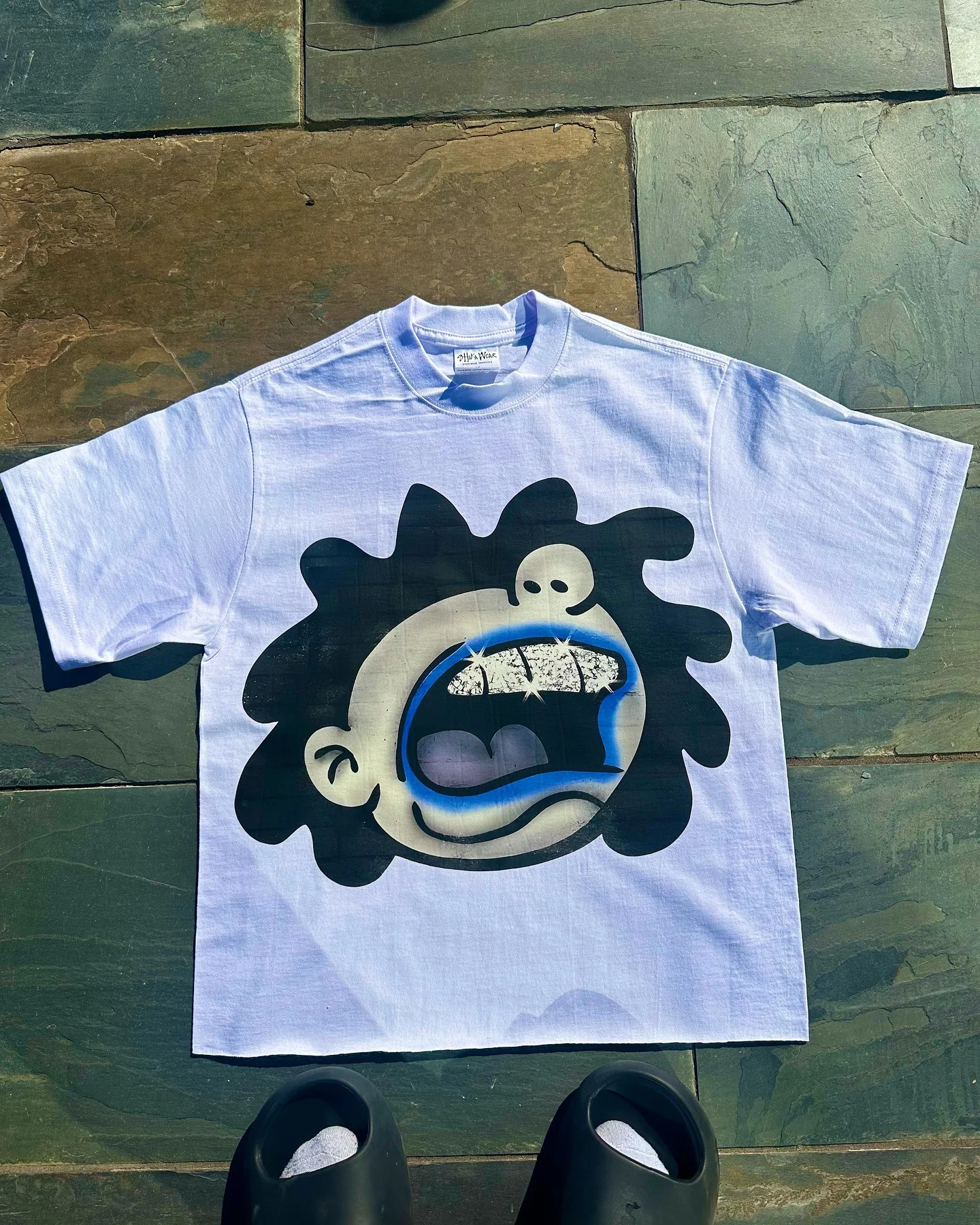 

Chic American anime cartoon street hip-hop cotton men's fashion loose T-shirt graphic t shirts