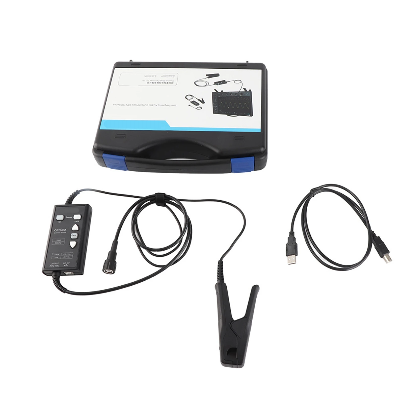 

Current Probe Oscilloscope AC/ Current Probe CP2100A 10A/100A Current Measuring Tool Bandwidth ‑800KHz