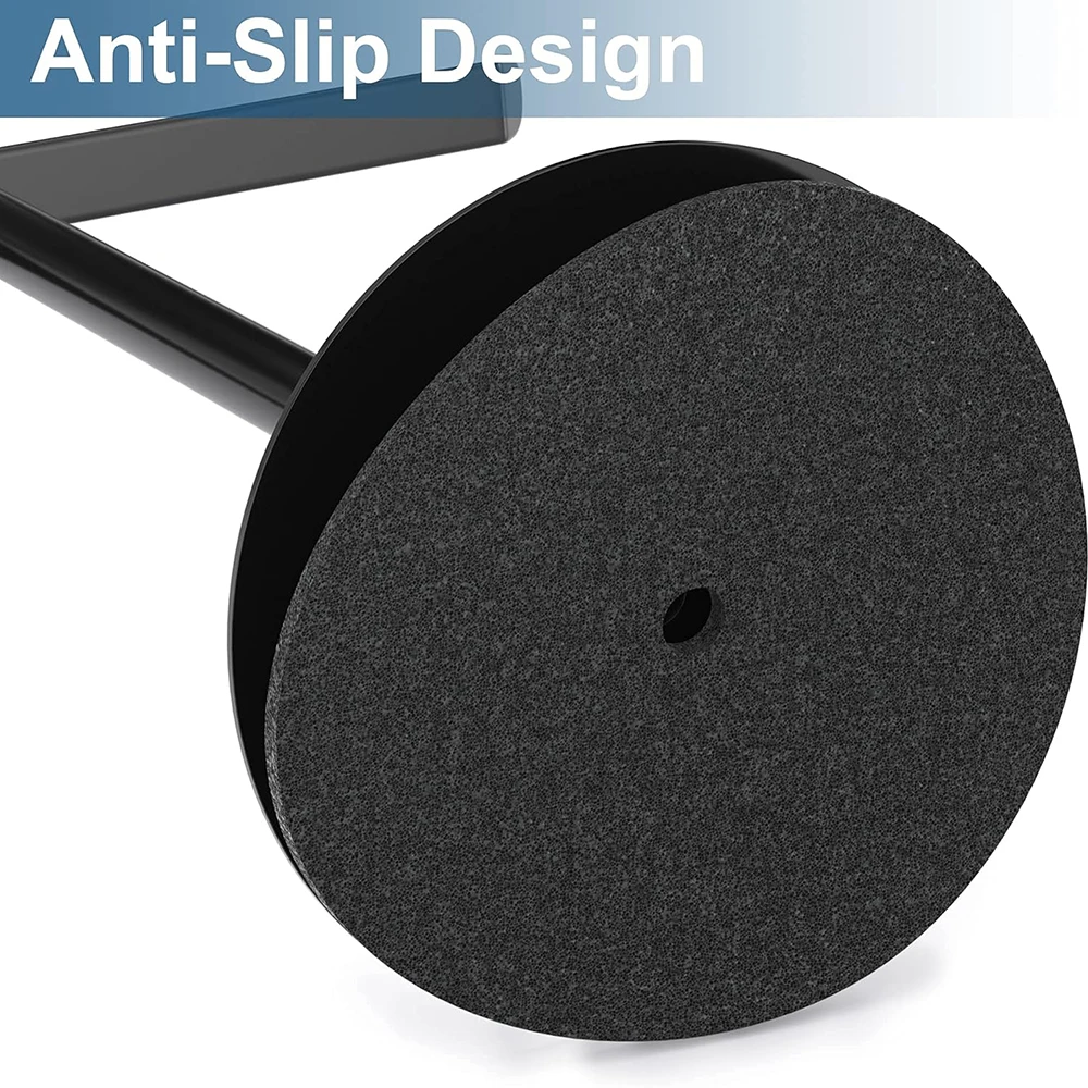 حامل منشفة اليد  شكل حرف T  قائم بذاته  رف شريط المناشف  يقف  ماتي الأسود  غرور  كونترتوب  منظم تخزين المناشف  ل  مطبخ