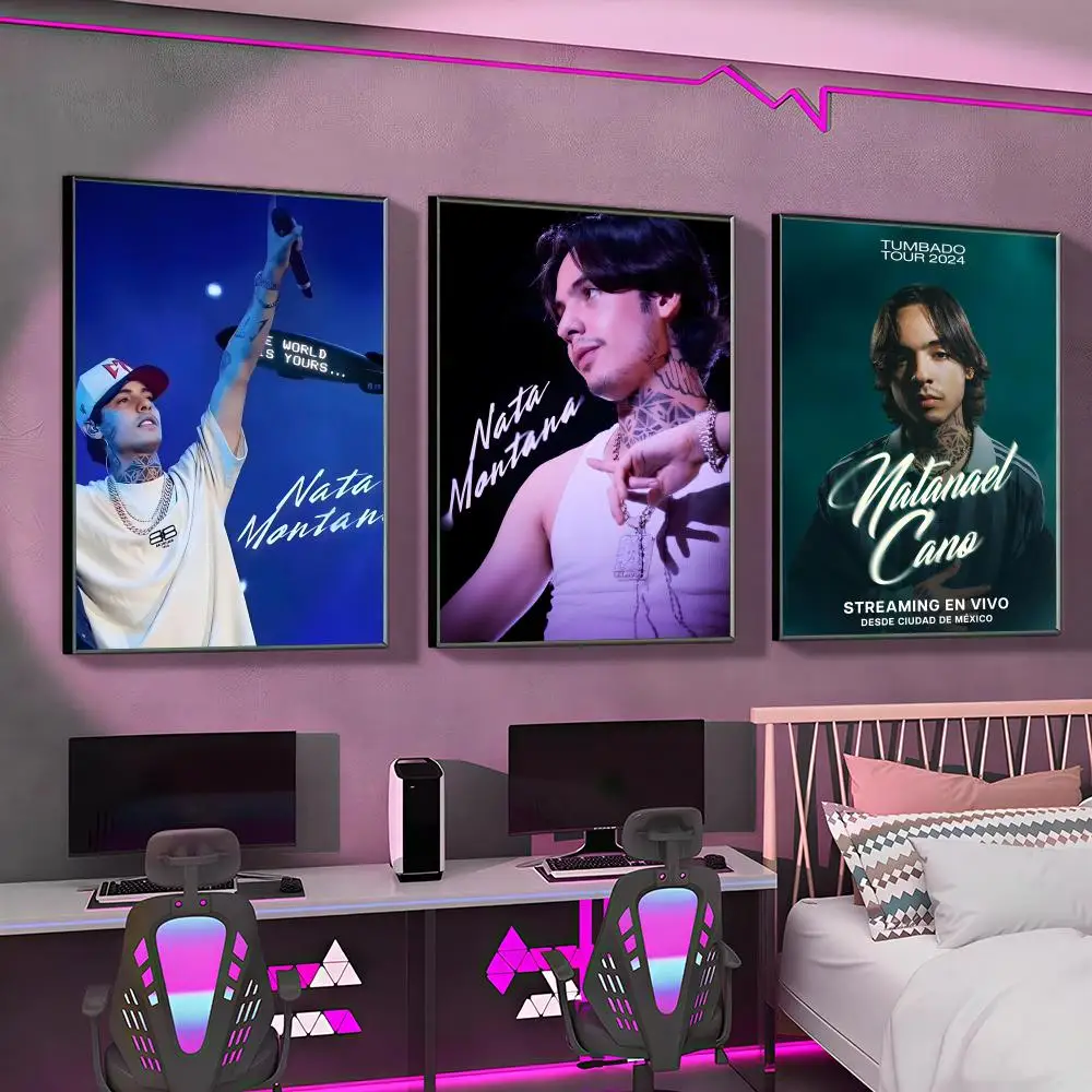 rapper singer n-natanael cano Poster Versatile HD Waterproof Wall Art Self-Adhesive Decor for Any Space Ideal Gift