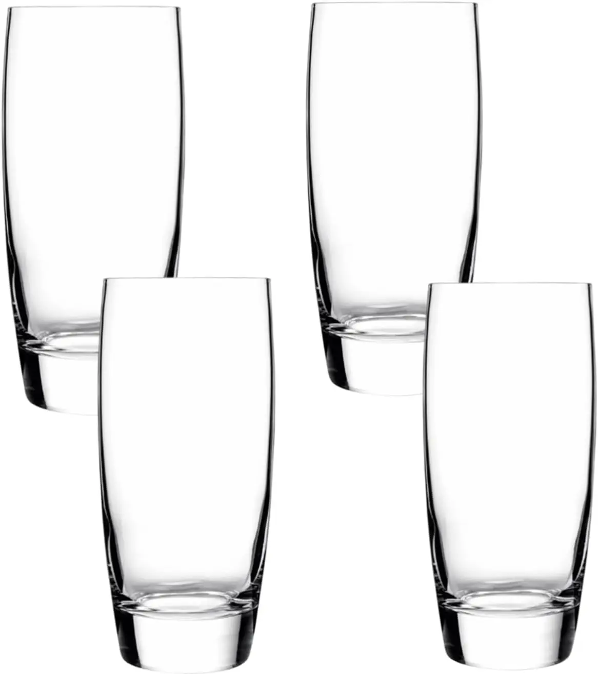 

20 oz Beverage Glasses - Large Capacity, Crystal-Clear Design - Fine Laser-Cut Rims, Ideal for Vario