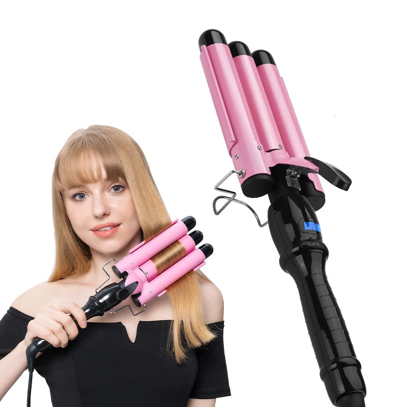 

25mm Professional Hair Tools Curling Iron Ceramic Triple Barrel Hair Styler Waver Styling Tools Hair Curlers Electric Curling