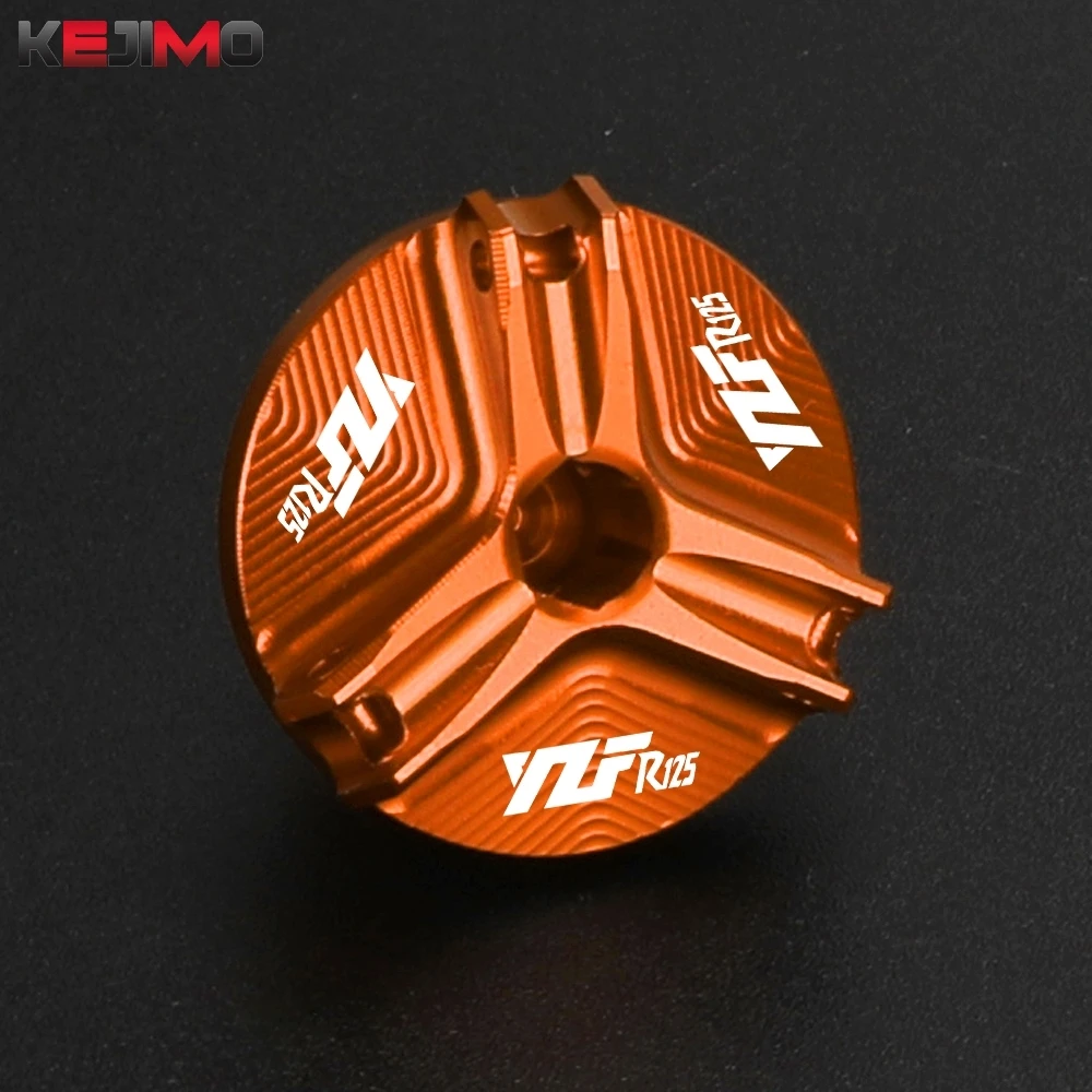 

For Yamaha YZF R125 YZFR125 yzfR125 YZF-R125 2009 2010 2011 2012 2014 Motorcycle Engine Oil Filler Cap Oil Plug Cover 2008-2015