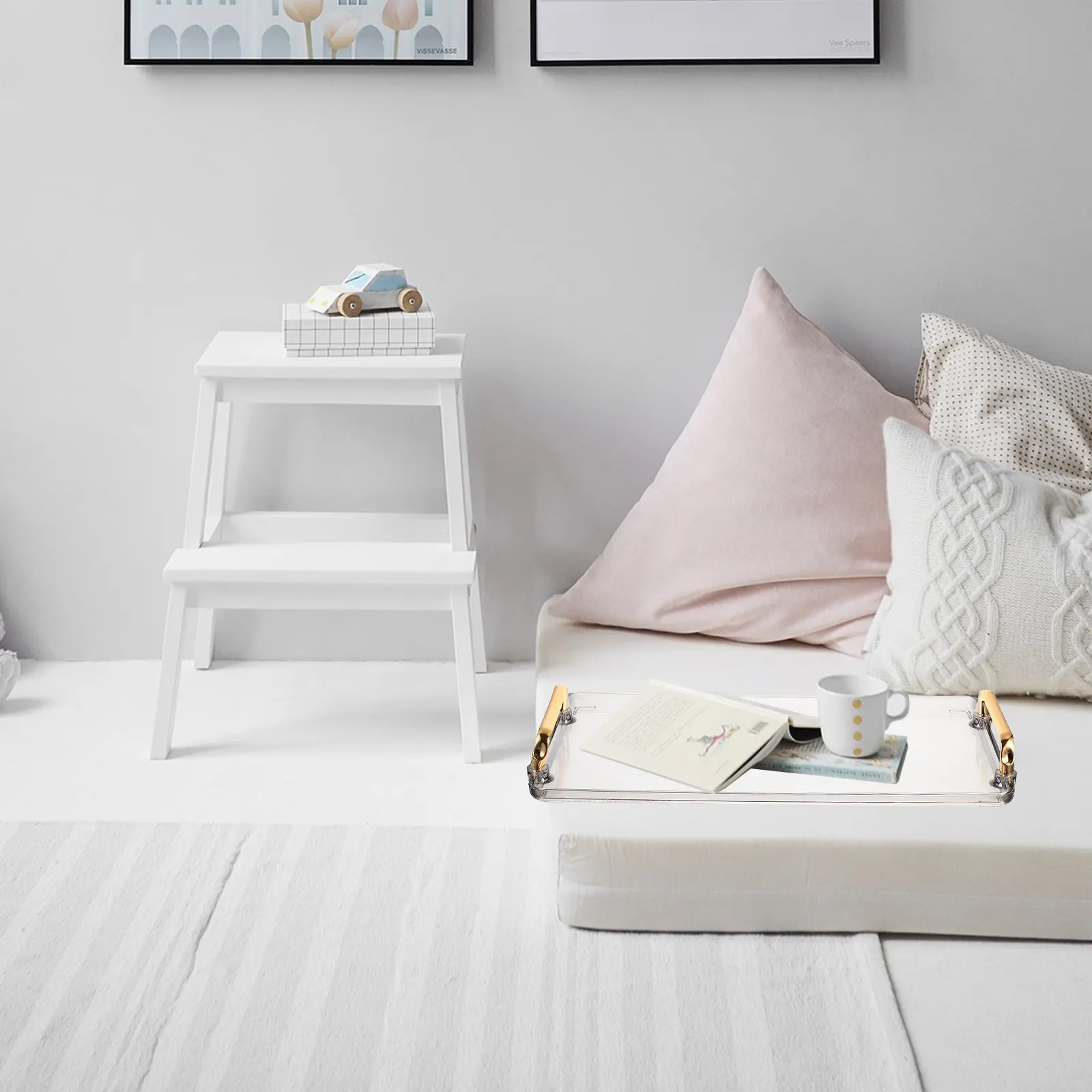 Creative Jewelry Storage Tray Premium Odorless Material Exquisite Desktop Organizer for Necklaces Rings Bracelets Home Bedroom