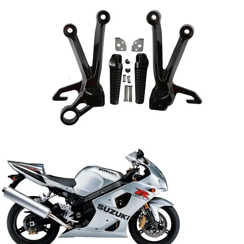 For Suzuki GSXR 1000 2003-2004 K3 Motorcycle  Acsessories Rear Foot Pegs Footrest Bracket Set