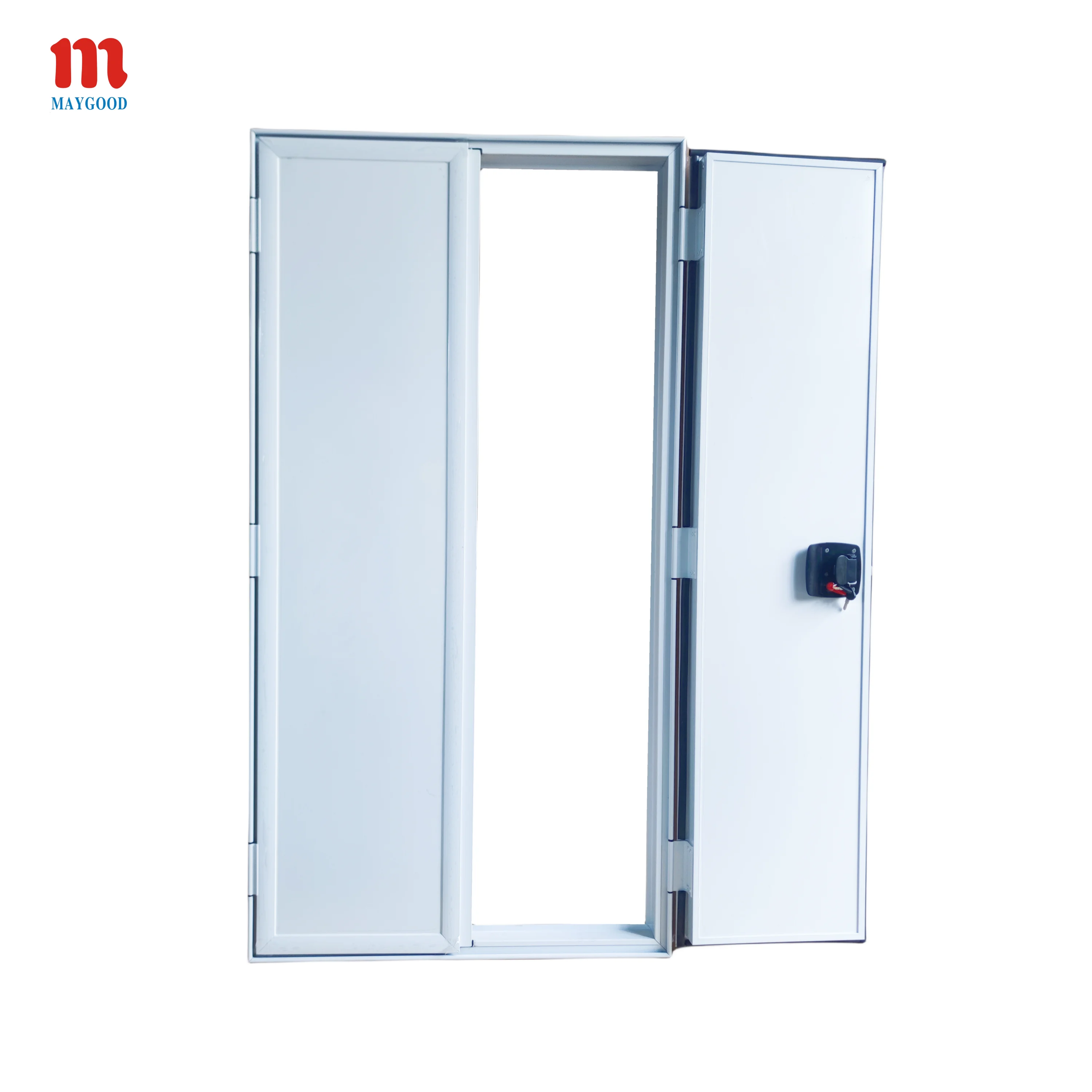 1100*1800mm Simple Style RV Caravan Double Opening Door With Concealed Safe Lock for Ambulance and Special Vehicles Custom Sizes