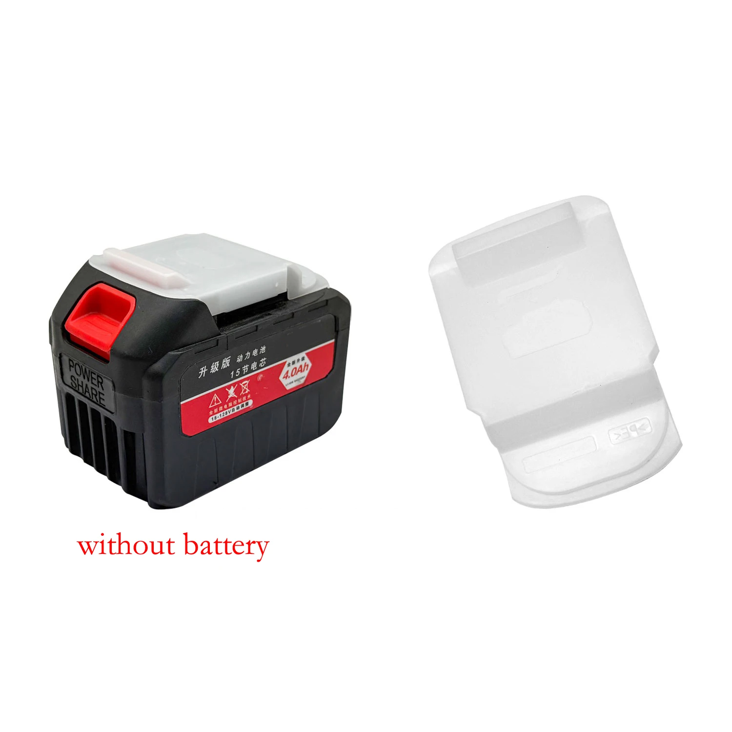 Waterproof Dust Cover For BL1830 BL1840 BL1815 18V Lithium Battery Green Plastic Protective Case Power Tool Parts
